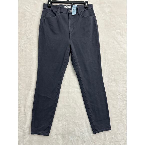 NWT LOFT Gray Jeans 29 8P Stretch Comfy Casual Minimalist - Picture 1 of 8